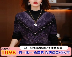 半高領氣質上衣