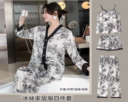 冰絲睡衣四件套