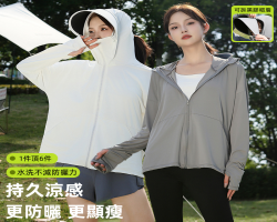 黑膠原紗防曬衣
