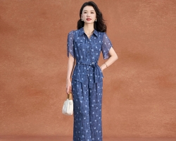 輕奢波點兩件套