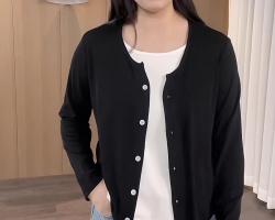 洋氣假兩件上衣